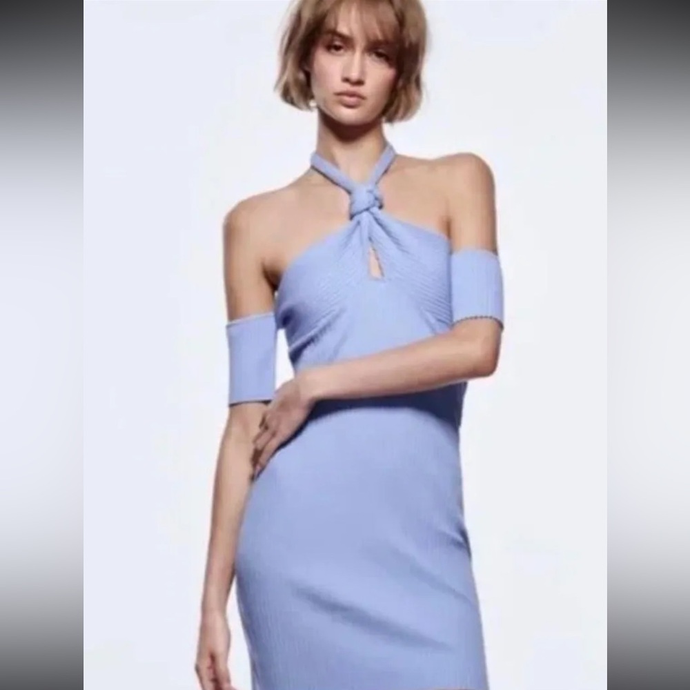 Zara Periwinkle dress